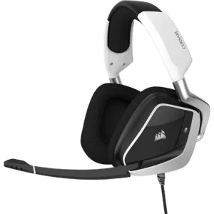 Corsair VOID RGB ELITE Wireless Premium Gaming Headset with 7.1 Surround Sound — White