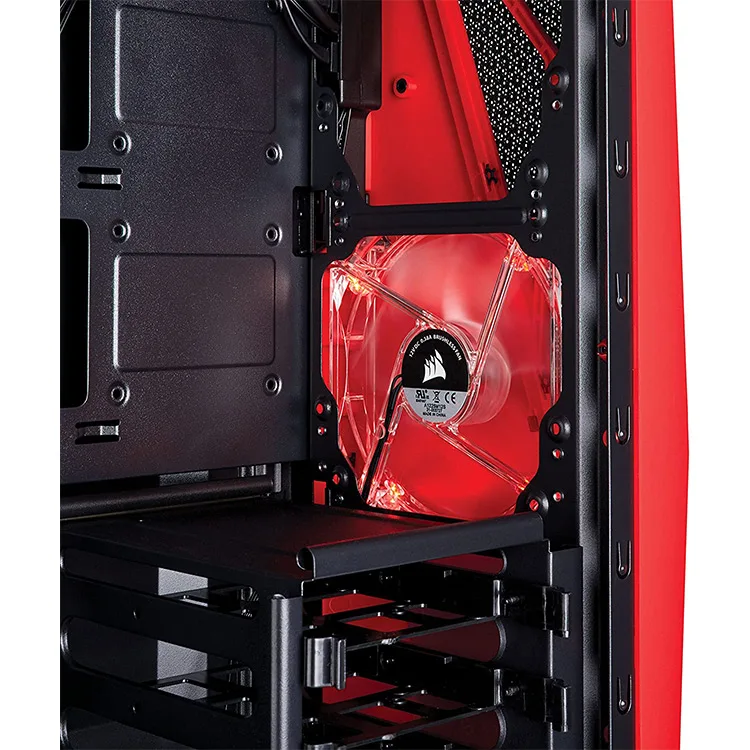 CORSAIR Carbide Series® SPEC-04 Tempered Glass Mid-Tower Gaming Case — Black/Red - Image 10