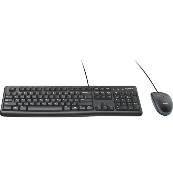 Logitech - MK120 Full-size Wired Membrane Keyboard and Mouse Bundle for Windows with USB Plug-and-Play - Black - Image 11