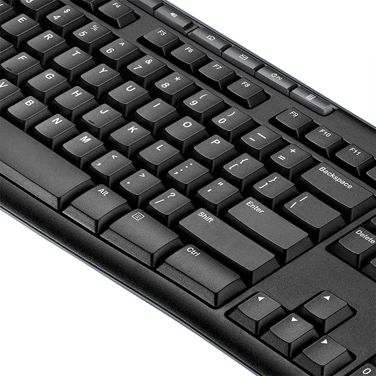 Logitech - MK270 Full-size Wireless Membrane Keyboard and Mouse Bundle for Windows - Black - Image 11