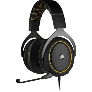 Corsair CA9011214NA HS60 PRO SURROUND Gaming Headset — Yellow