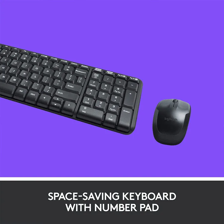 Logitech MK220 Wireless Keyboard and Mouse Combo - Image 3