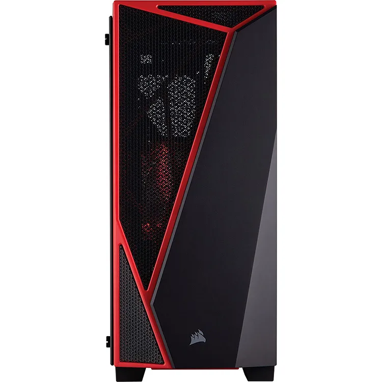 CORSAIR Carbide Series® SPEC-04 Tempered Glass Mid-Tower Gaming Case — Black/Red - Image 3