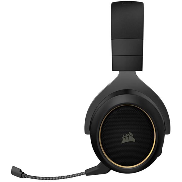 CORSAIR - HS70 PRO Wireless 7.1 Surround Sound Gaming Headset for PC, PS5, and PS4 - Cream - Image 4