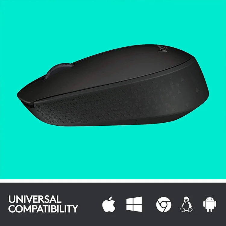 Logitech M171 Wireless Optical Mouse - Black - Image 4
