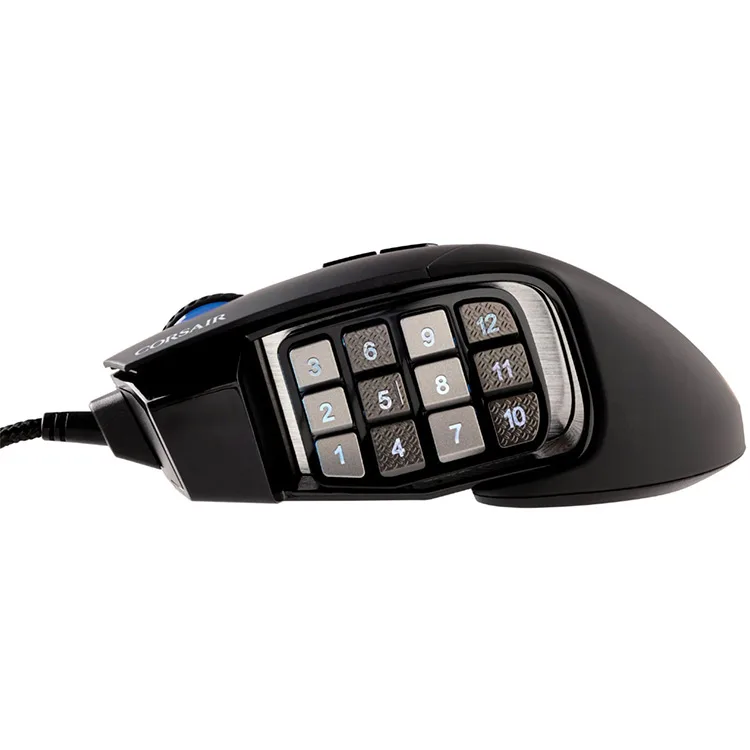 CORSAIR - Scimitar RGB Elite Wired Optical Gaming Mouse with 17 Programmable Buttons - Black - Image 5
