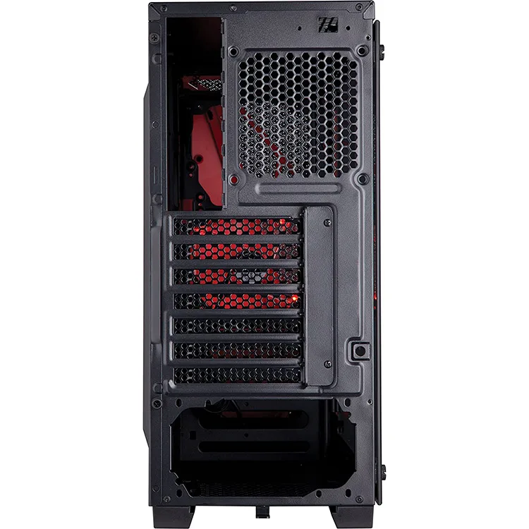 CORSAIR Carbide Series® SPEC-04 Tempered Glass Mid-Tower Gaming Case — Black/Red - Image 5