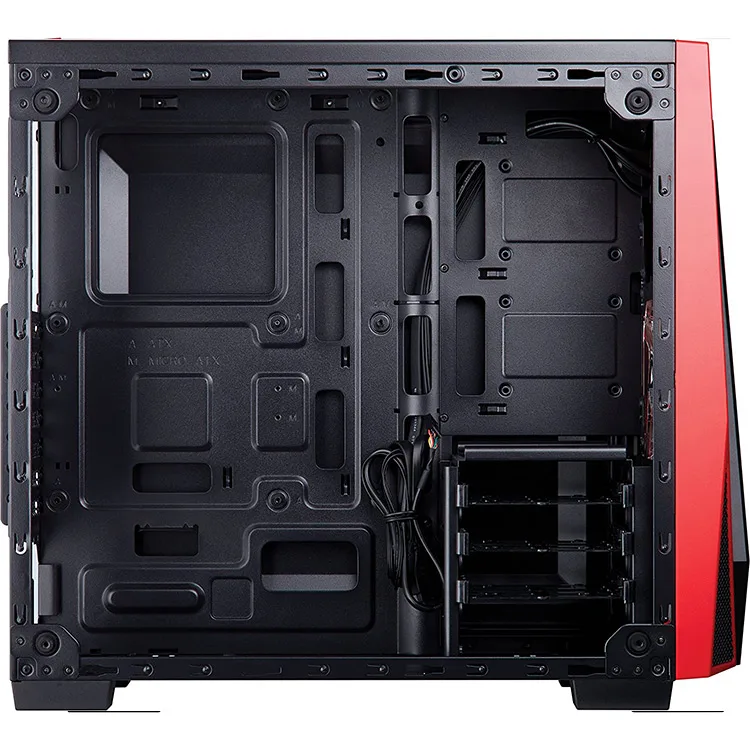 CORSAIR Carbide Series® SPEC-04 Tempered Glass Mid-Tower Gaming Case — Black/Red - Image 8