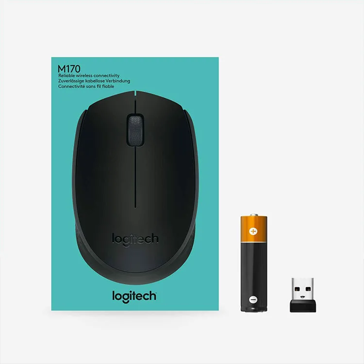Logitech M171 Wireless Optical Mouse - Black - Image 8