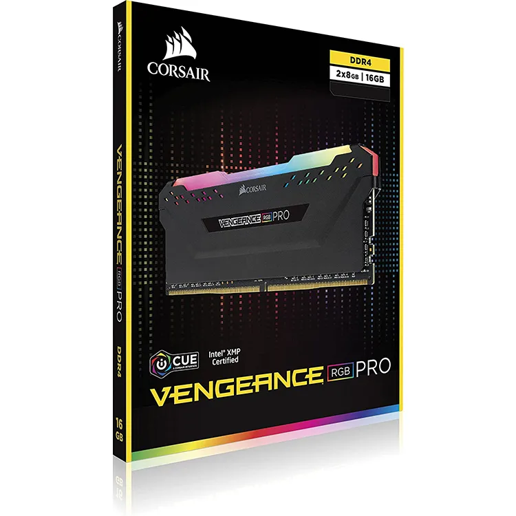Corsair VENGEANCE® RGB PRO 16GB (2 x 8GB) DDR4 DRAM 3600MHz C18 Memory Kit — Black - Image 9