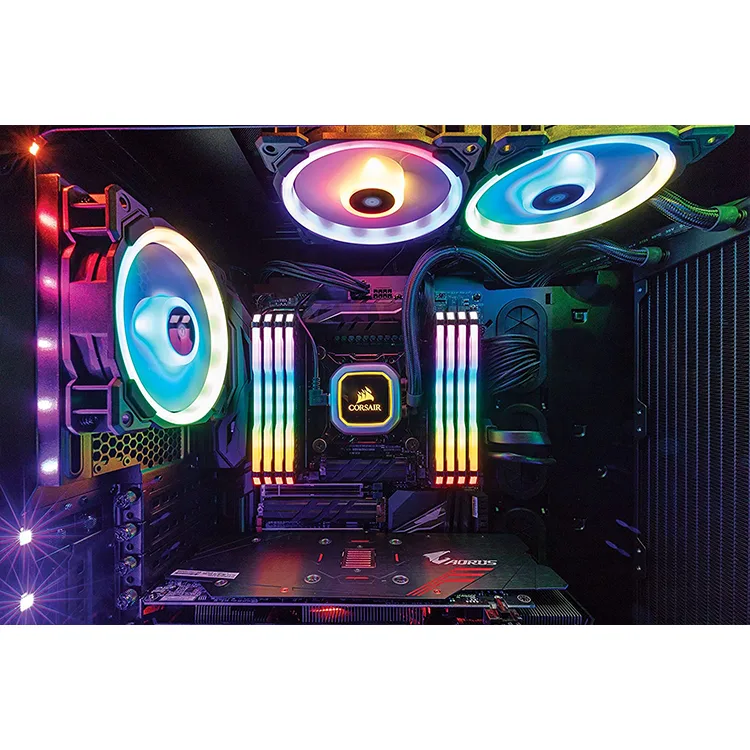 Corsair VENGEANCE® RGB PRO 16GB (2 x 8GB) DDR4 DRAM 3600MHz C18 Memory Kit — Black - Image 7