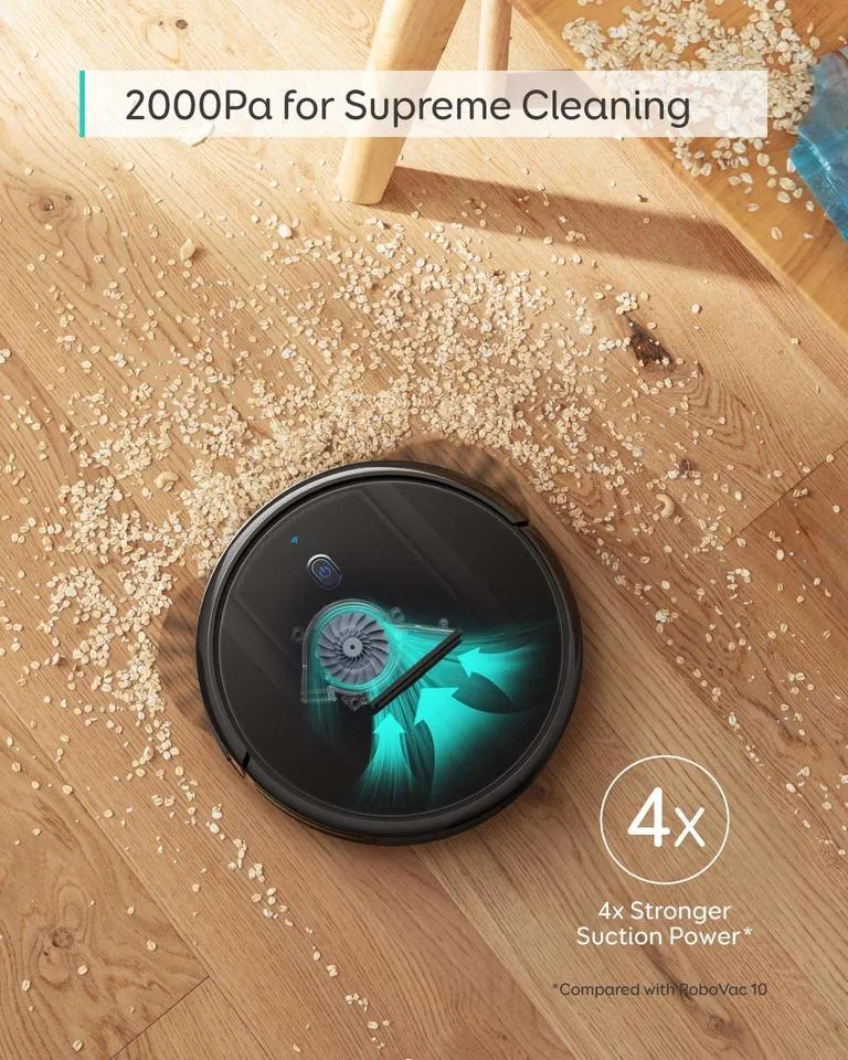 Eufy RoboVac G10 Hybrid Vacuum Cleaner Black - Image 2