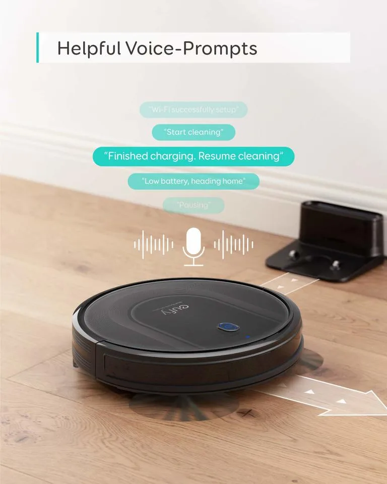 Eufy RoboVac G10 Hybrid Vacuum Cleaner Black - Image 4