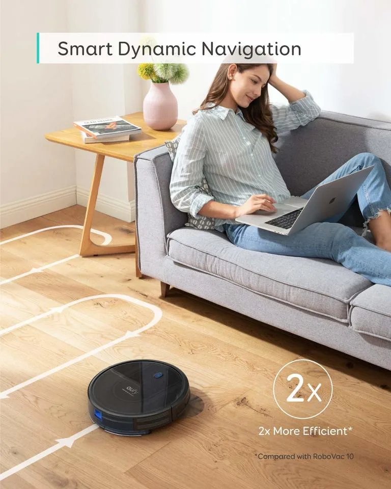 Eufy RoboVac G10 Hybrid Vacuum Cleaner Black - Image 5