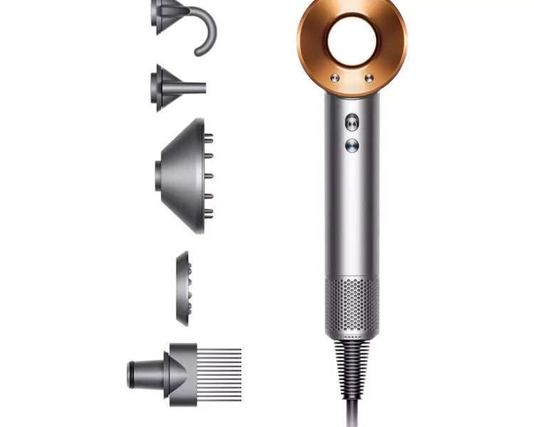 Dyson SupersonicHD07 HairDryer-Nickel/Copper