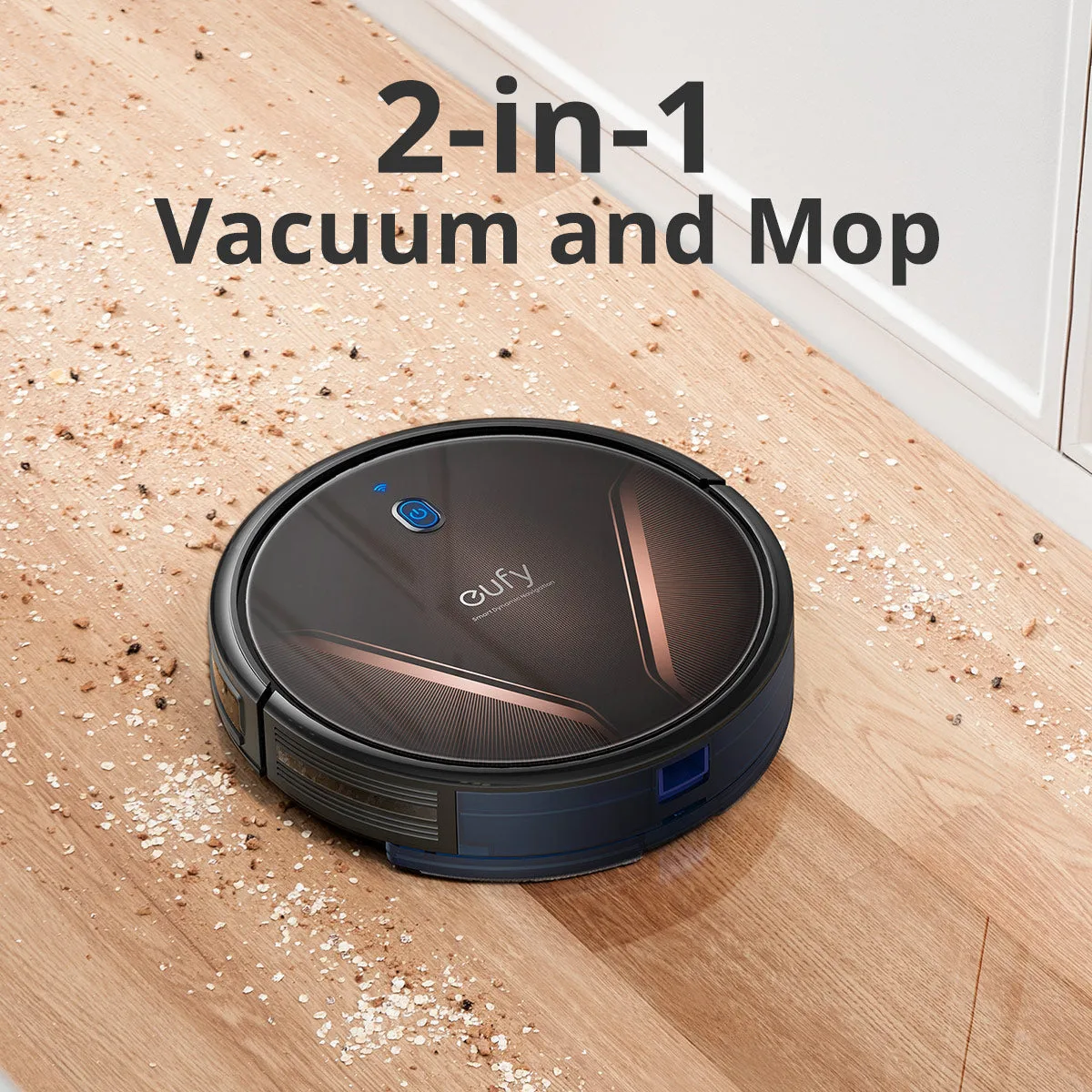 Eufy Robovac-G20Hybrid-Robotic Vacuum-Cleaner-Black - Image 2