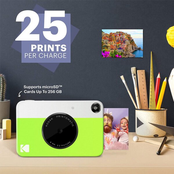 Kodak Printomatic Digital-Instant Print-Camera-Green