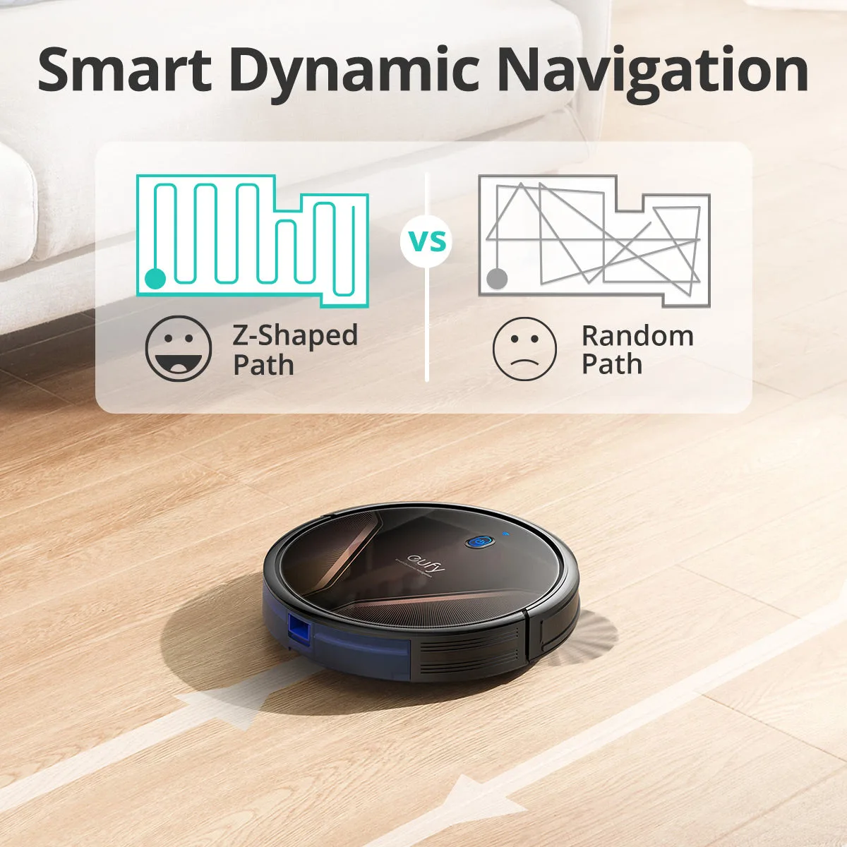 Eufy Robovac-G20Hybrid-Robotic Vacuum-Cleaner-Black - Image 3