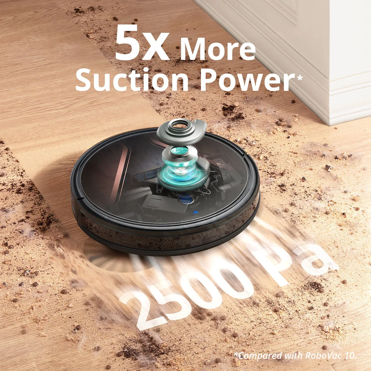 Eufy Robovac-G20Hybrid-Robotic Vacuum-Cleaner-Black - Image 4