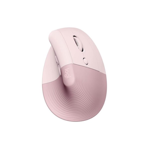 Logitech Lift-Vertical Wireless-Mouse-Rose