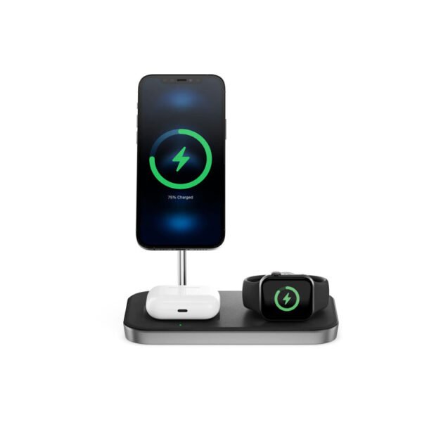 MagSpeed 3-in-1 Wireless Charging-Station Black