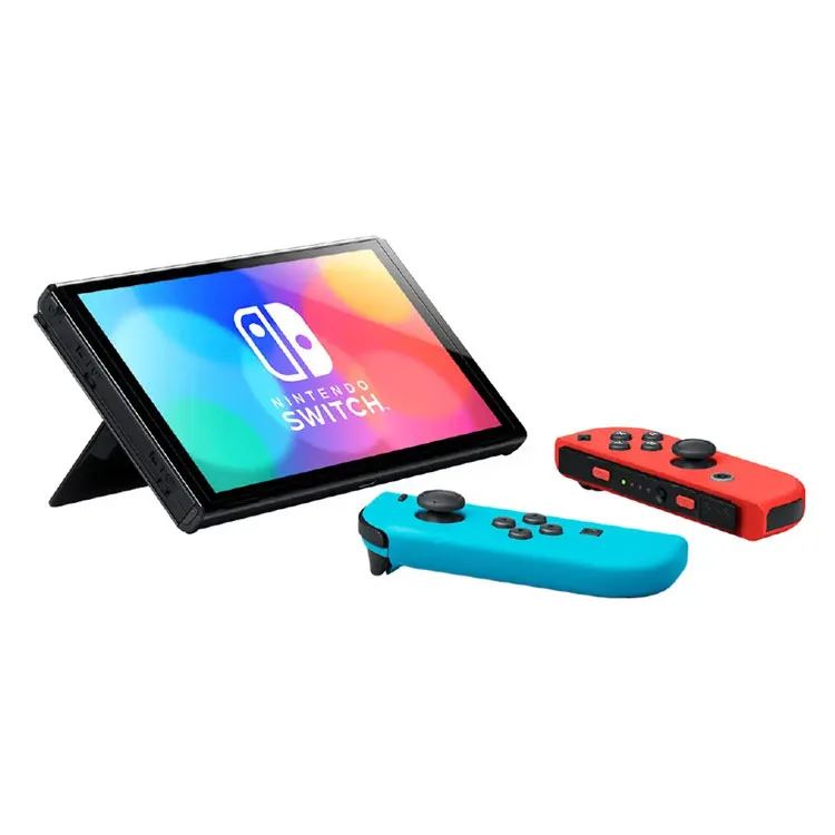 Nintendo Switch-OLED-Model Neon-Blue-Neon Red-Set