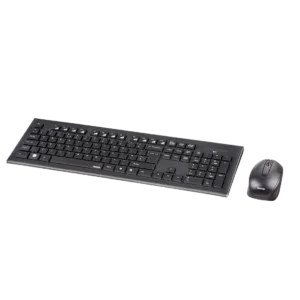 HAMA CORTINO Wireless Keyboard/ Mouse Set, 1600 DPI, Black.