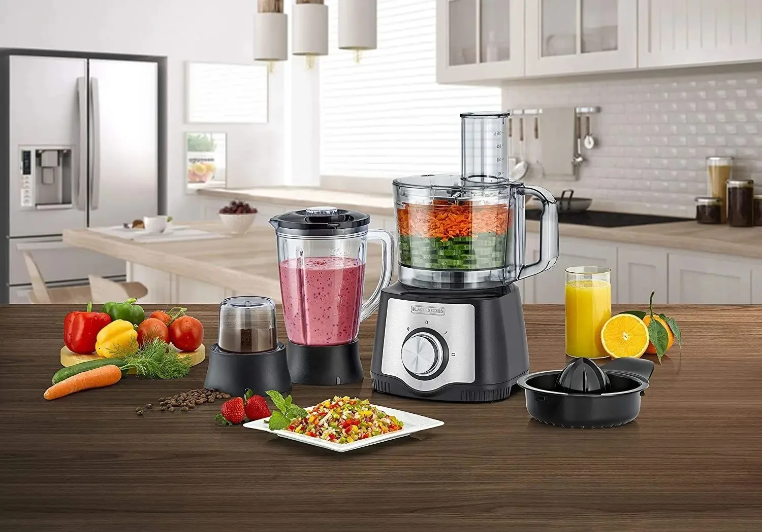 Black & Decker Food Processor with Blender, Grinder & Juicer. - Image 3