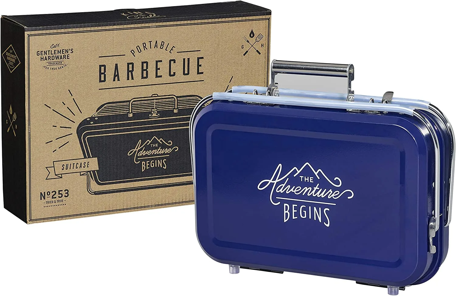 Gentlemen's Hardware Portable Barbeque Grill (26 x 39 cm) - Image 3