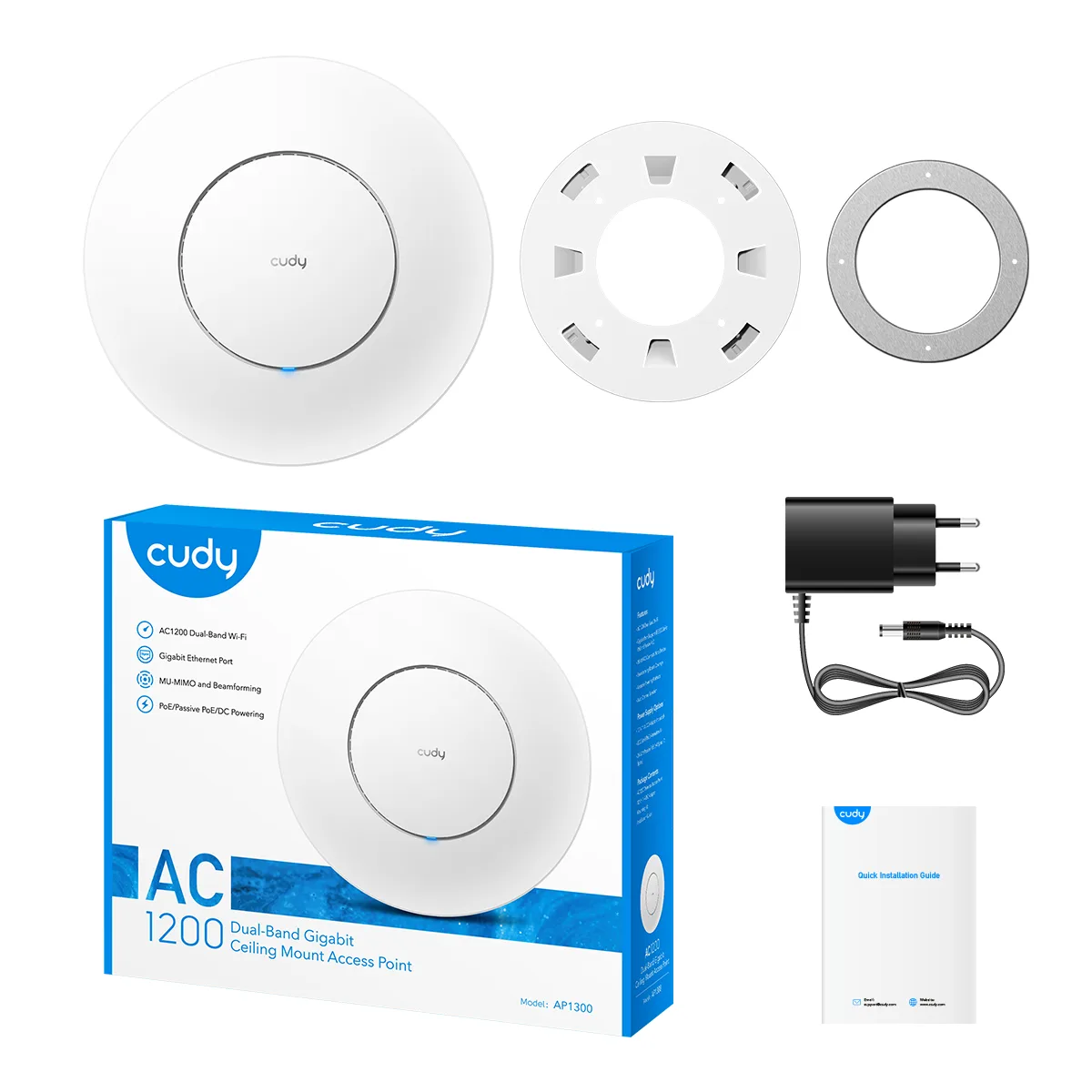 Cudy AP1300 Gigabit Wireless Access-Point - Image 4