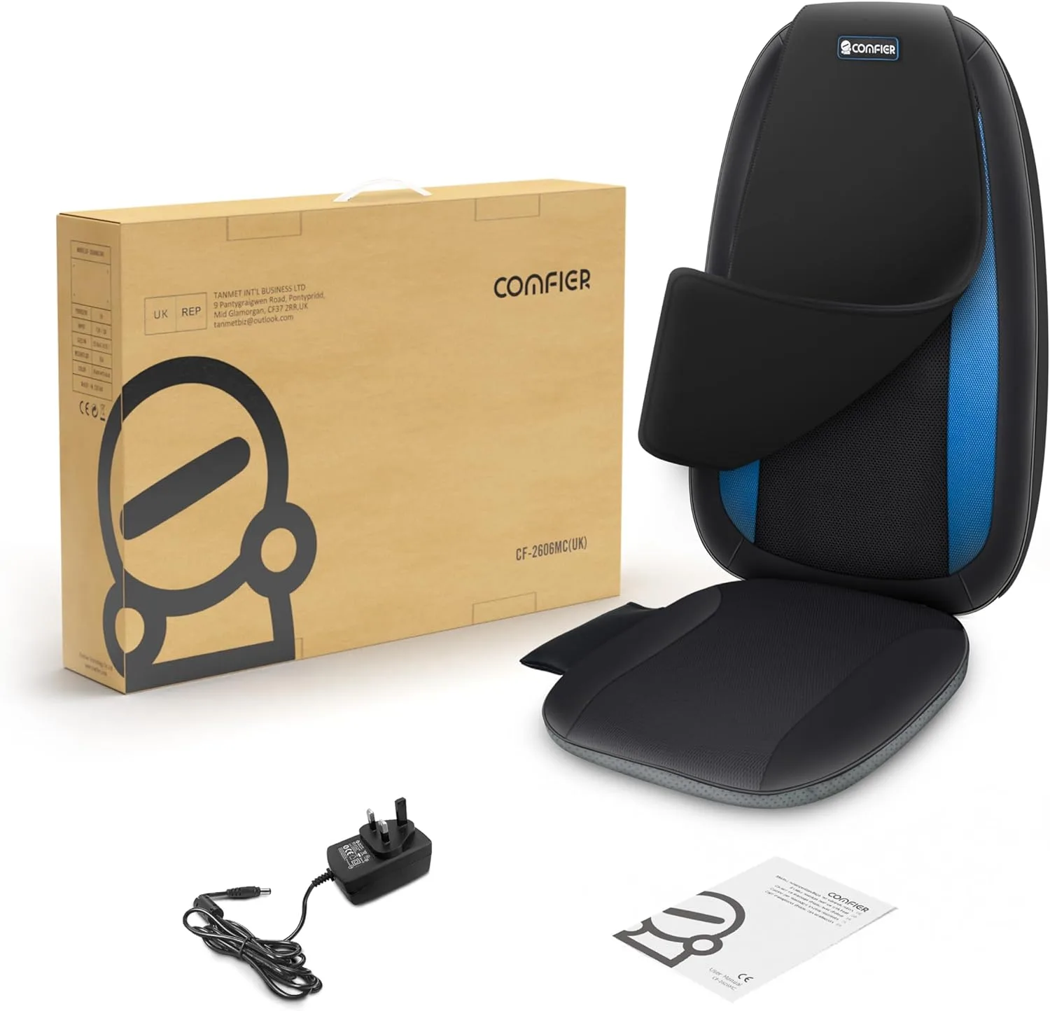 Comfier Shiatsu Back Massager with Heat -Deep Tissue Kneading Massage Chair - Image 7