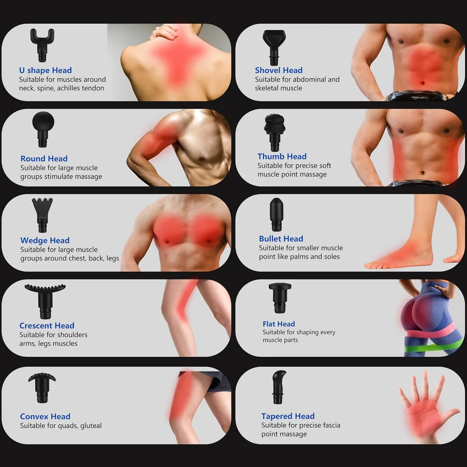 TMANLAX Massage Gun Deep Tissue Massager - Image 3