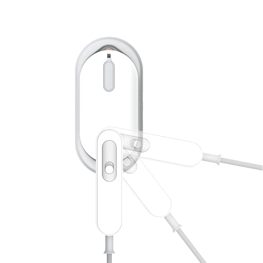 Porodo Lifestyle Mini Steam Iron 1100W UK - White - Image 4
