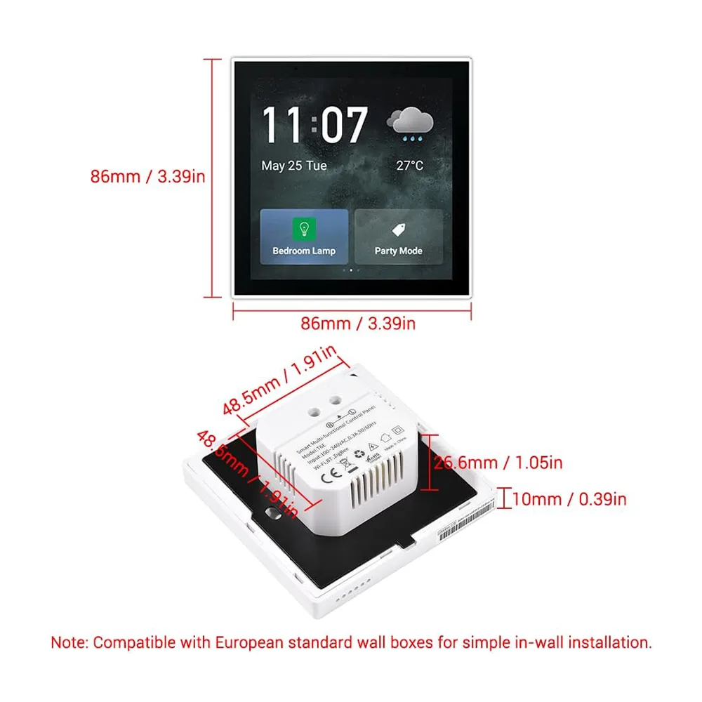 Zigbee Smart Multi-function Control Panel GATEWAY - Image 8