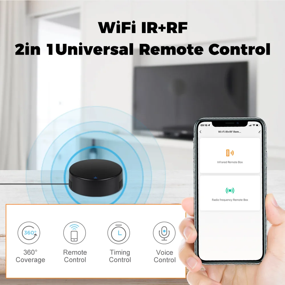 Tuya Smart WiFi-Remote-Control YKQ003B-WIFI-433 - Image 4