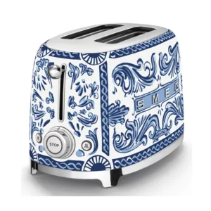 Smeg Dolce & Gabbana 2 Slice Toaster - Blu Mediterraneo