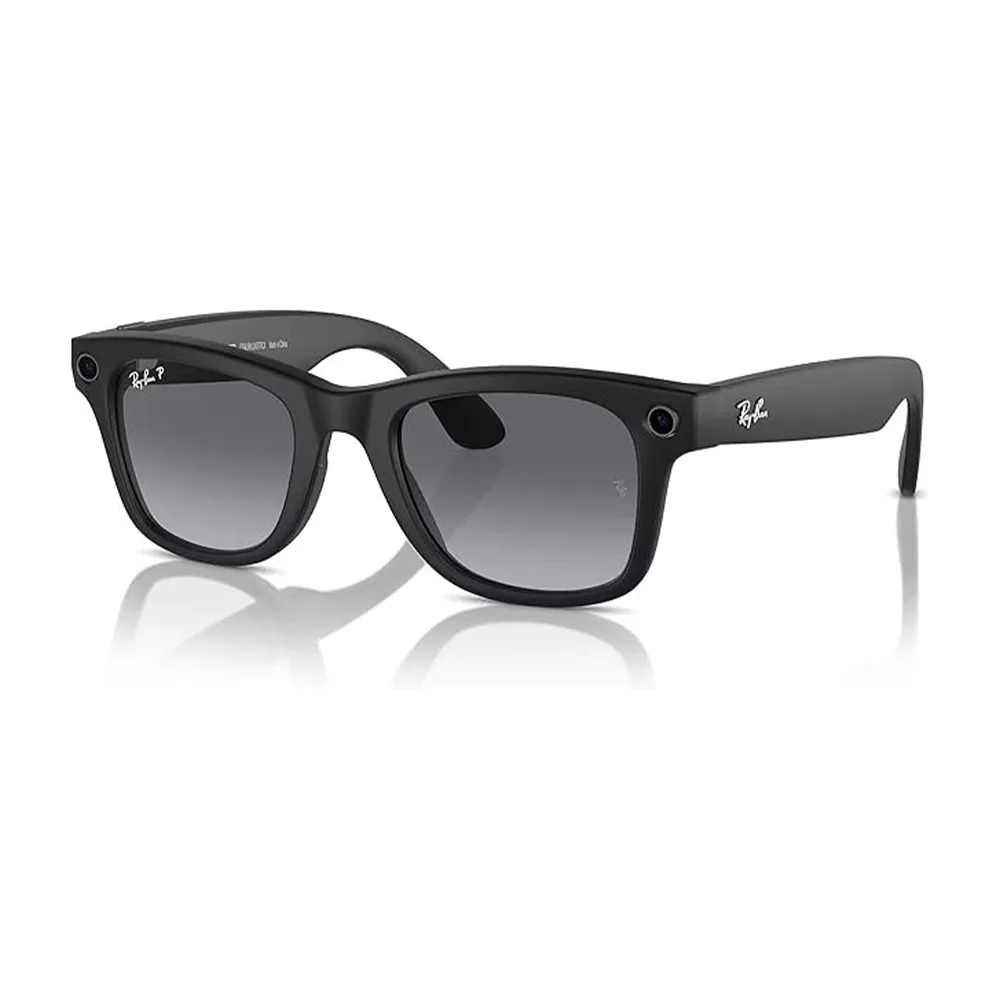 Ray-Ban | Meta Smart Glasses - Black, Modern, Unisex - AR Apps, Voice Assistant Smartphone Apps