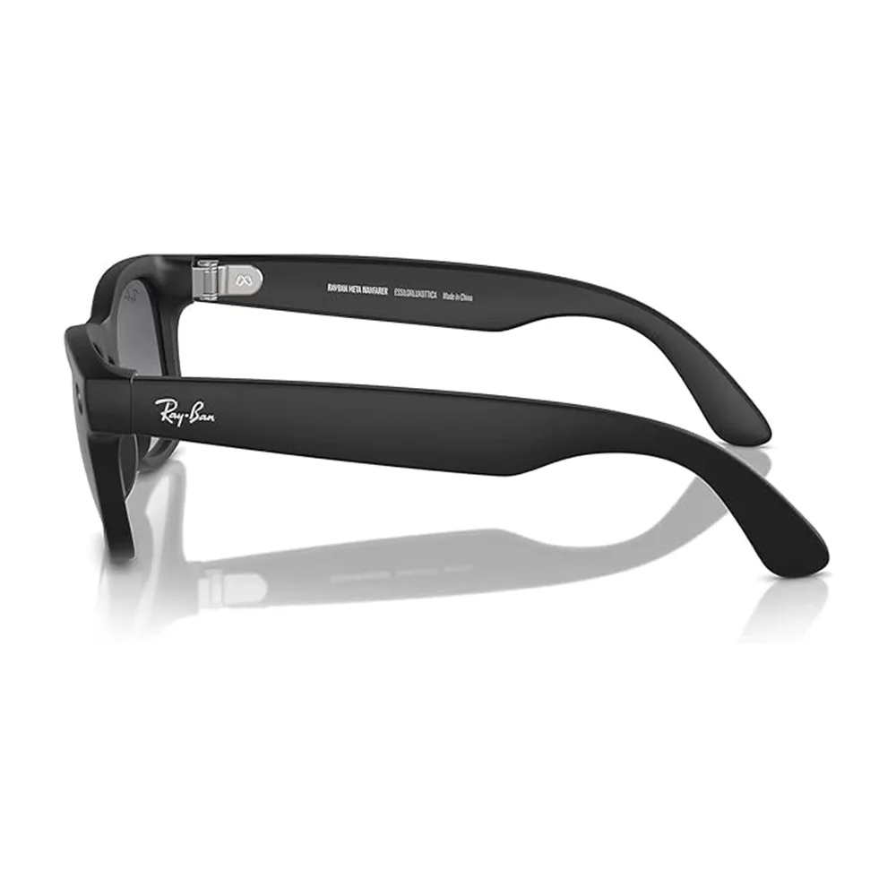 Ray-Ban | Meta Smart Glasses - Black, Modern, Unisex - AR Apps, Voice Assistant Smartphone Apps - Image 2