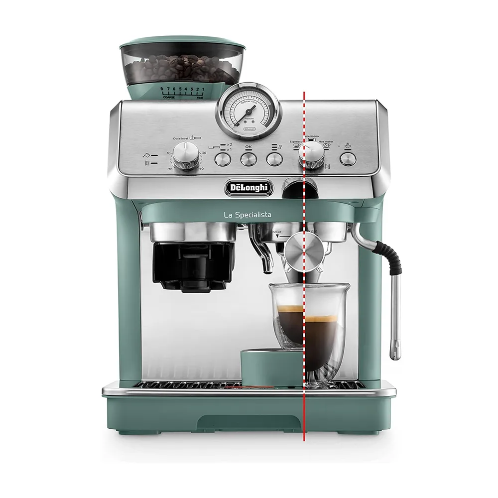 DeLonghi La Specialista Arte EC9155.GR Espresso Coffee Machine – Green - Image 2